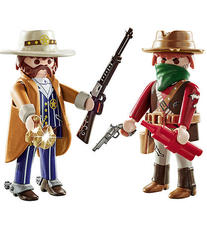 Playmobil DuoPack - Bandit Ente Sheriff - 71508 - 14 Teile