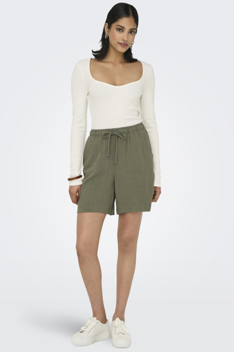 Only groene dames korte broek
