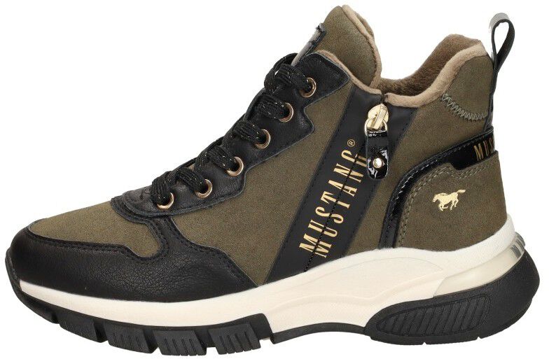 Mustang Sneakers Hoog groen