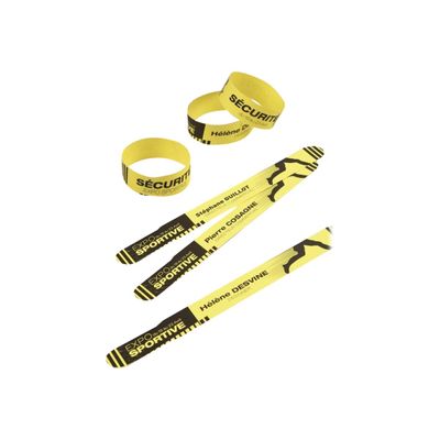 Avery - 50 bracelets indéchirables - 18 x 265 mm - jaune