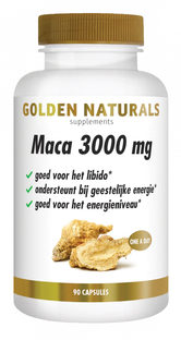 Golden Naturals Maca 3000 mg Capsules 90VCP