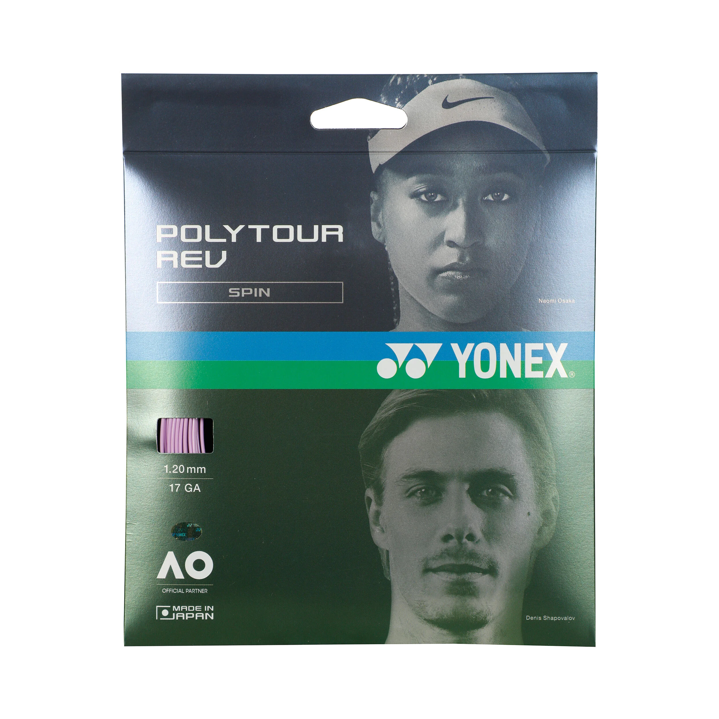 Yonex Poly Tour Rev Cordage En Garniture 12m - Violet