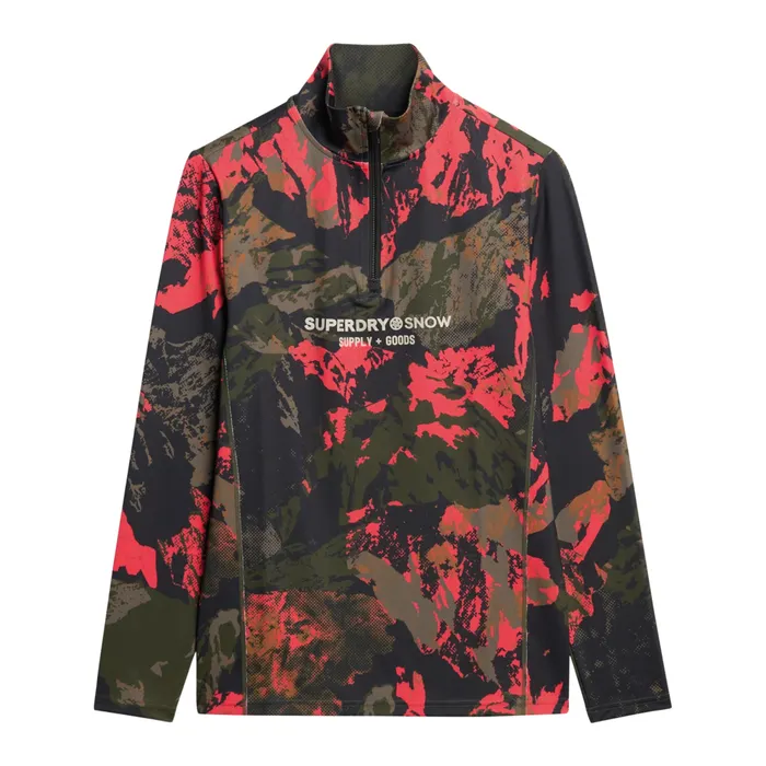 Superdry Ski Base Layer Half Zip Longsleeve Heren