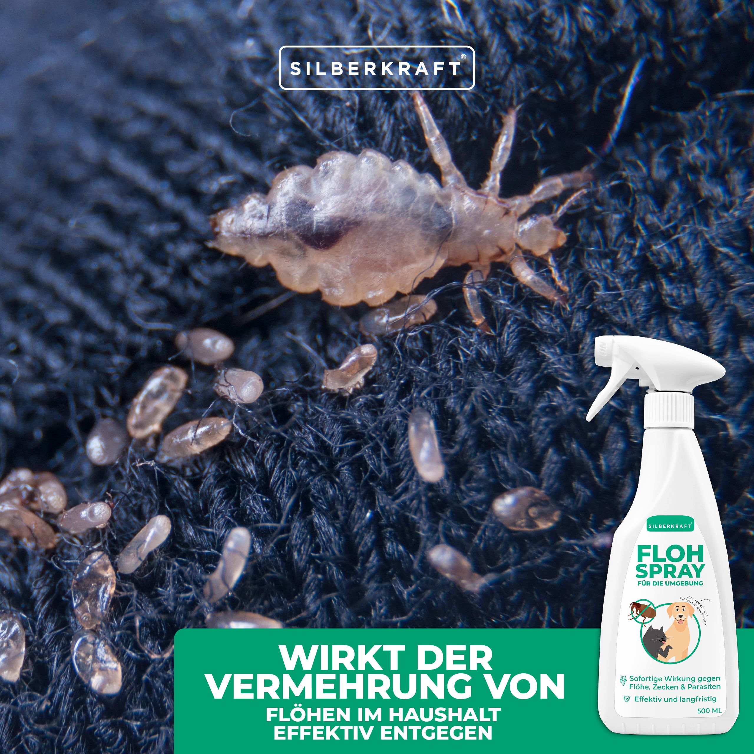 SILBERKRAFT Flohspray