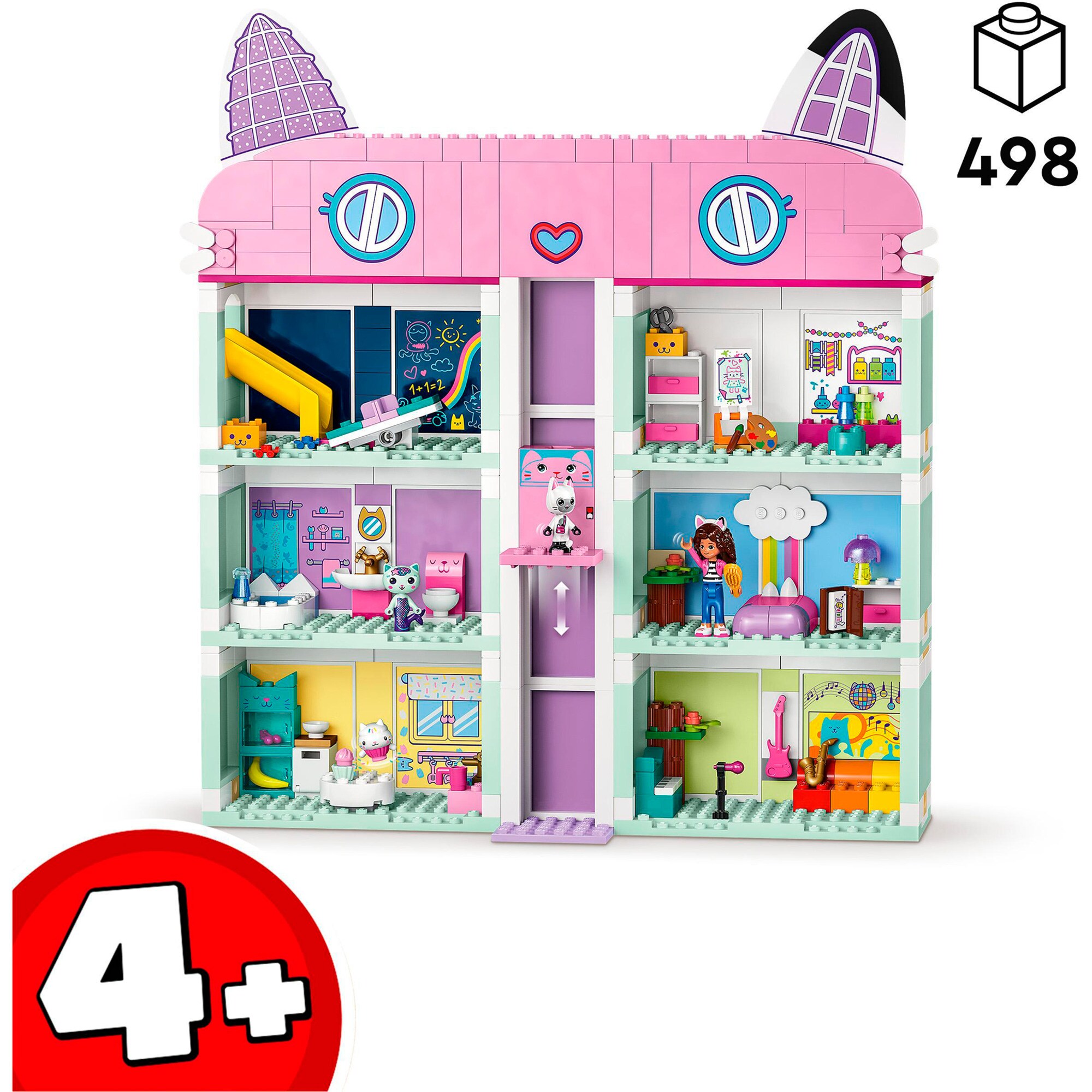 LEGO Konstruktionsspielzeug Gabby's Dollhouse Gabbys Puppenhaus
