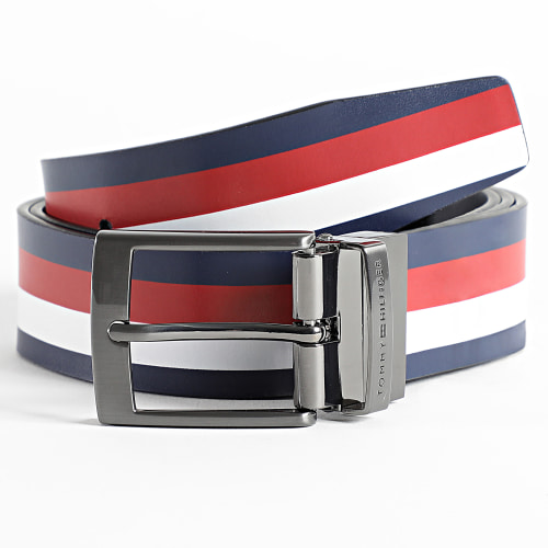Ceinture Réversible Adan 0844 Tricolore Bleu Marine