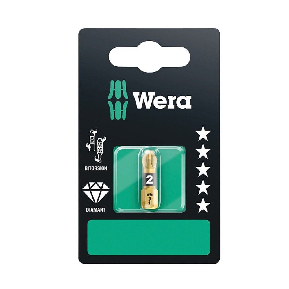 BITS WERA BITORSION PZ2 25MM