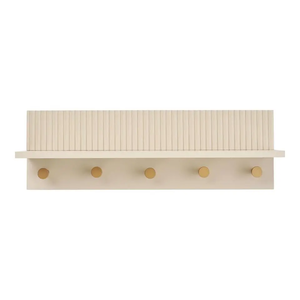 Hioshop Nika kapstok 5 haken beige