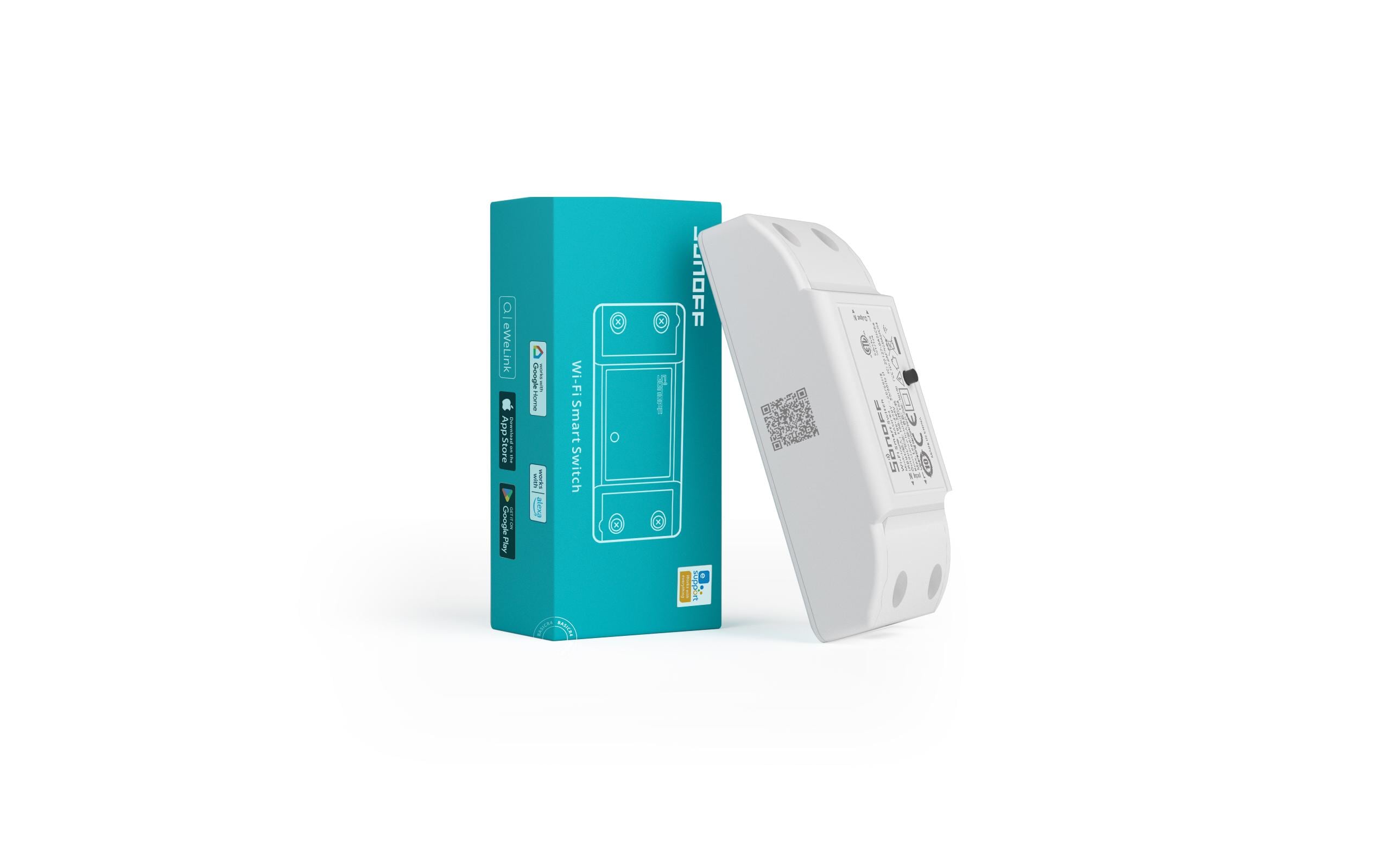 WLAN-Schaltaktor BASICR4, 1-fach 230 V 10AUniverselles Modul für Automatisierungslösungen in der intelligenten Haustechnik