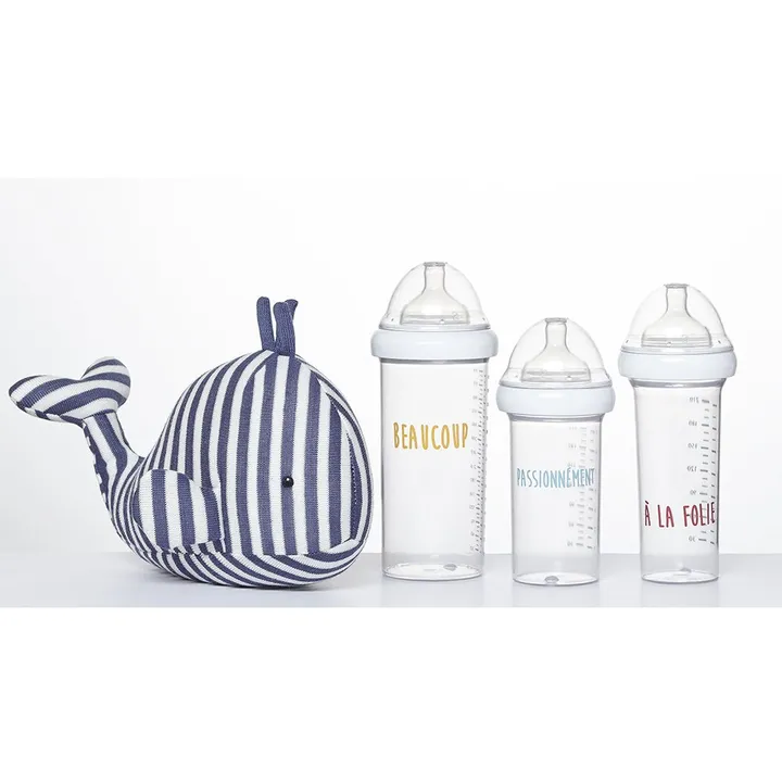 Le biberon français Biberons Beaucoup Passionnément A la folie - Set de 3 : 210 ml + 210ml + 360 ml