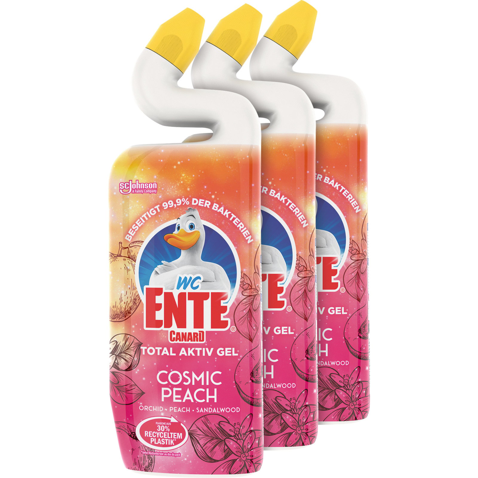 WC Ente Gel Cosmic Peach 3x750ml