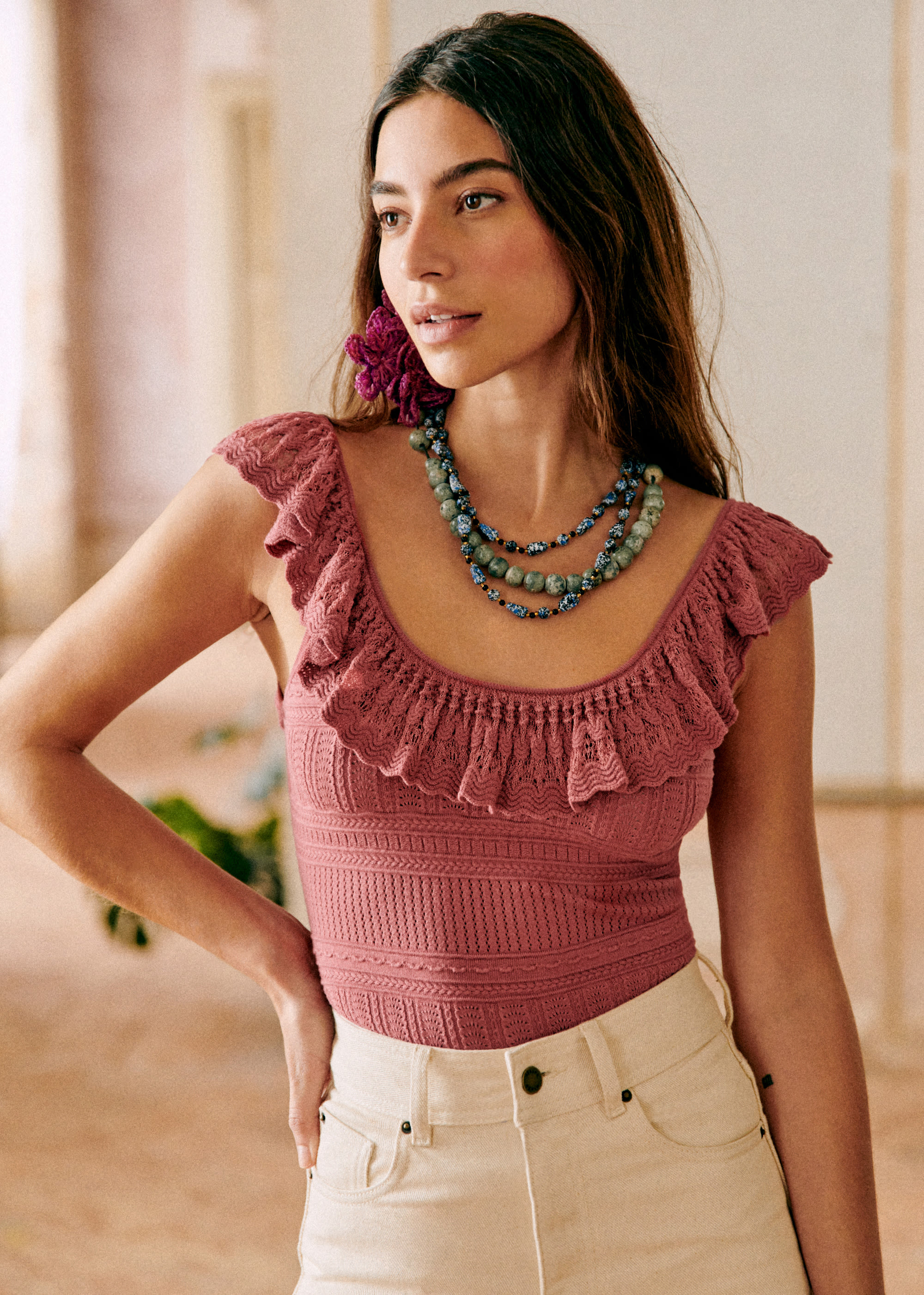 Top Lina - Bois De Rose - E-SHOP/T-SHIRTS 5905400