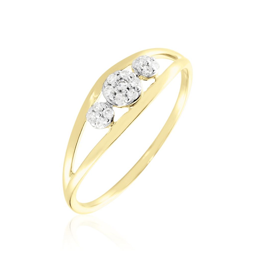 Bague Adamina Or Jaune Diamant