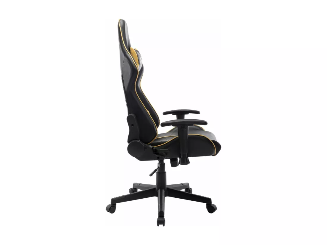 Chaise de jeu Noir et doré Cuir artificiel