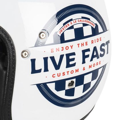 Casque Dexter ELEMENT LIVE FAST - Blanc