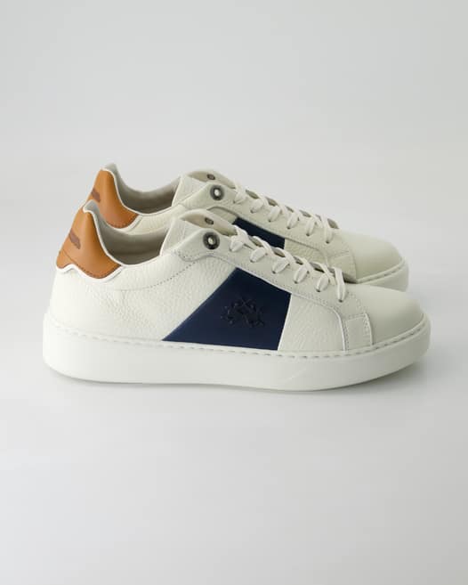 La Martina LFM251.005.4180 Sneaker in Weiß