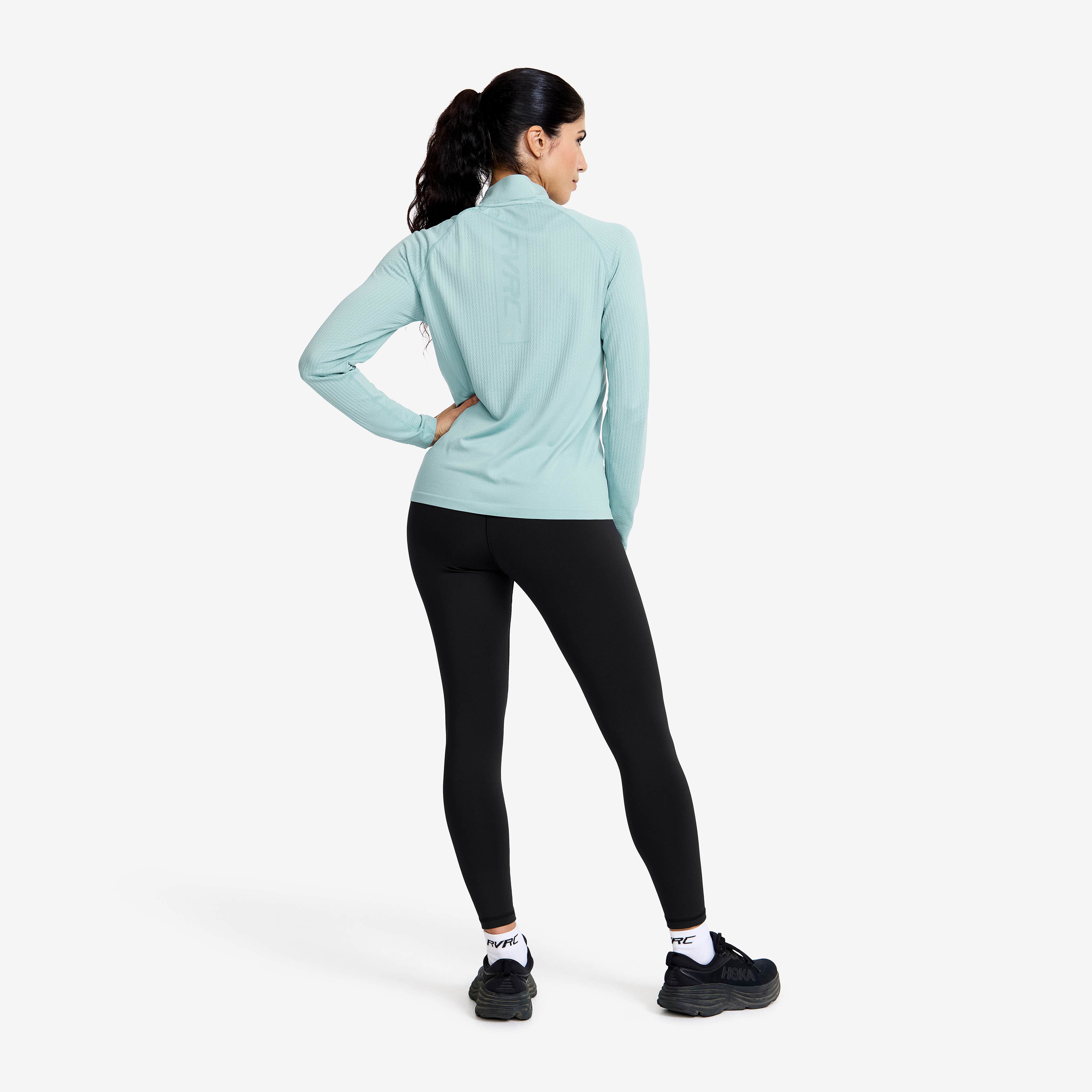 Focus Half-zip Seamless Top Dame Arona