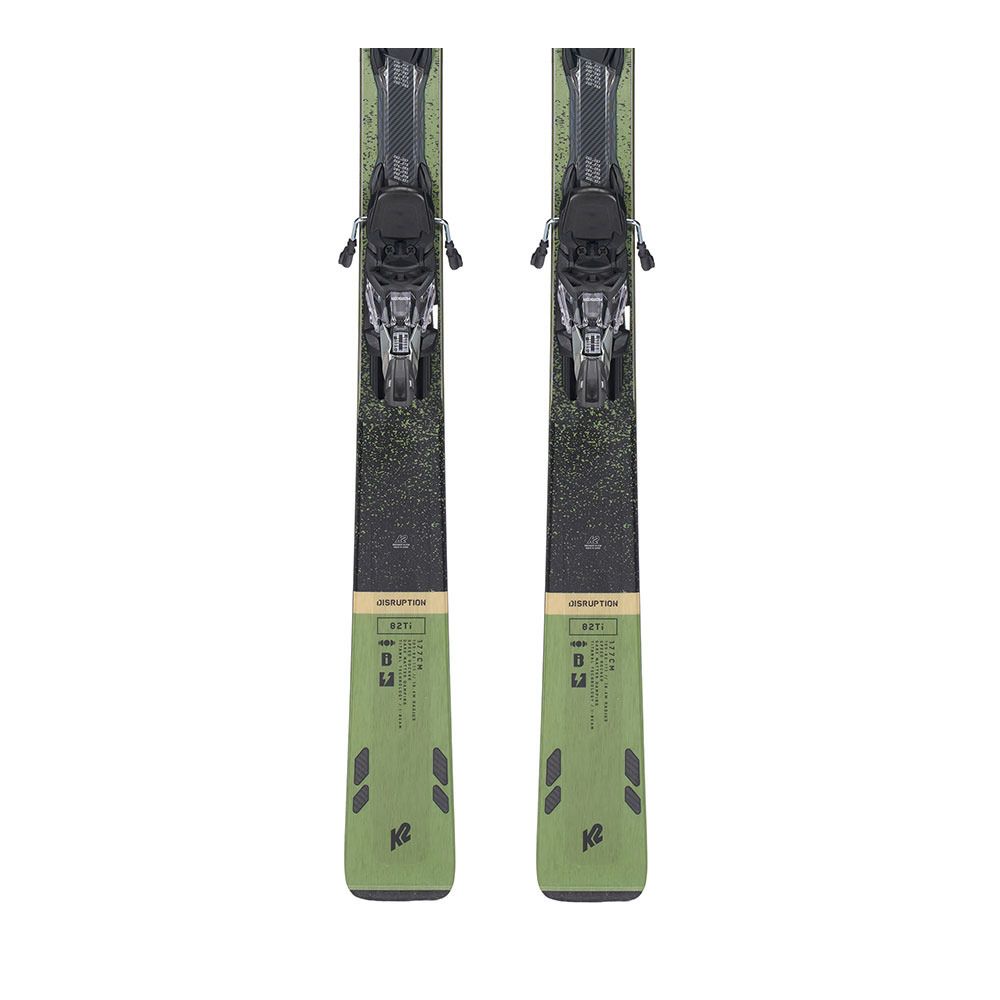 K2 DISRUPTION 82TI + MXCELL 12 TCX QUIKCLIK - Skis piste + Fixations Homme design