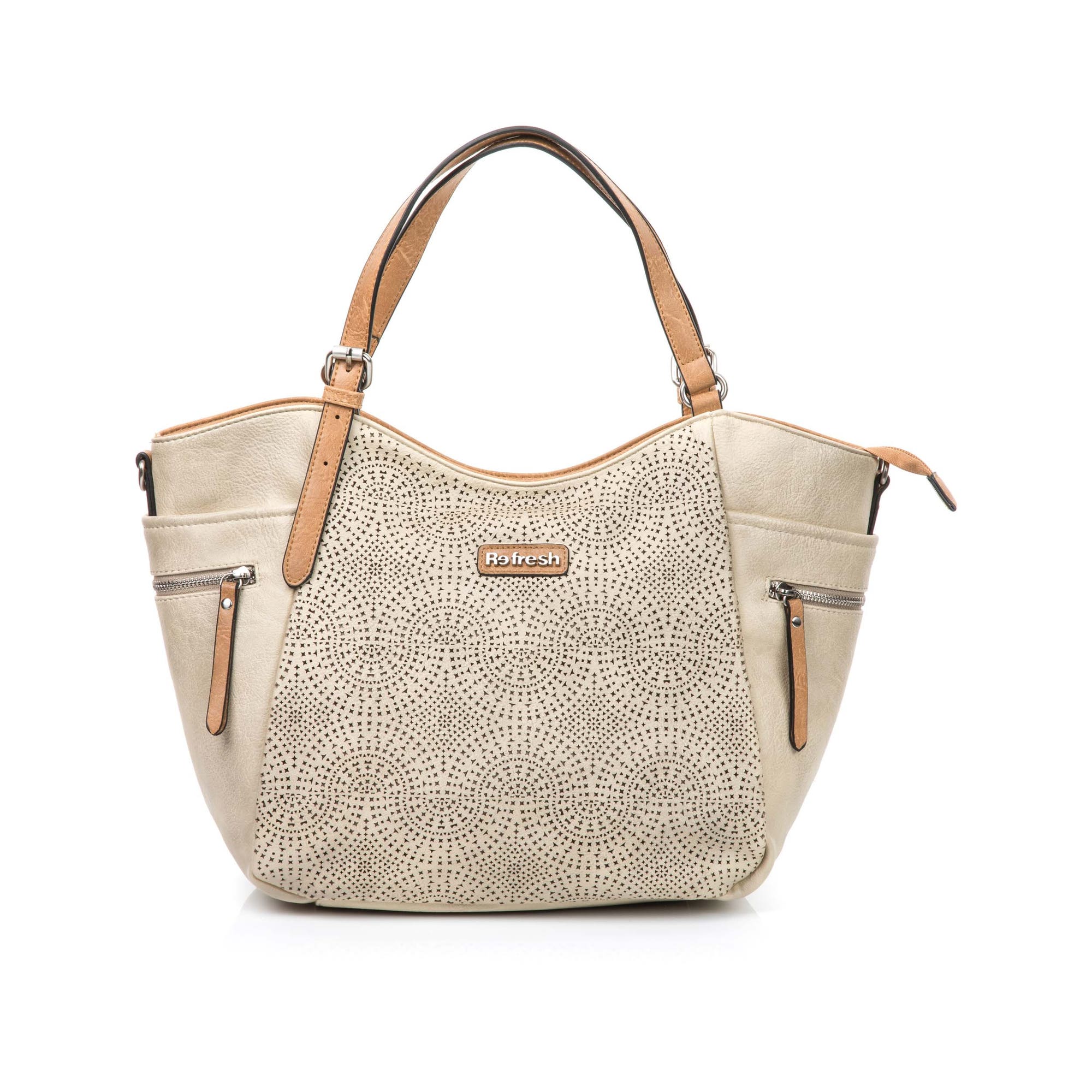 Sac à main beige
