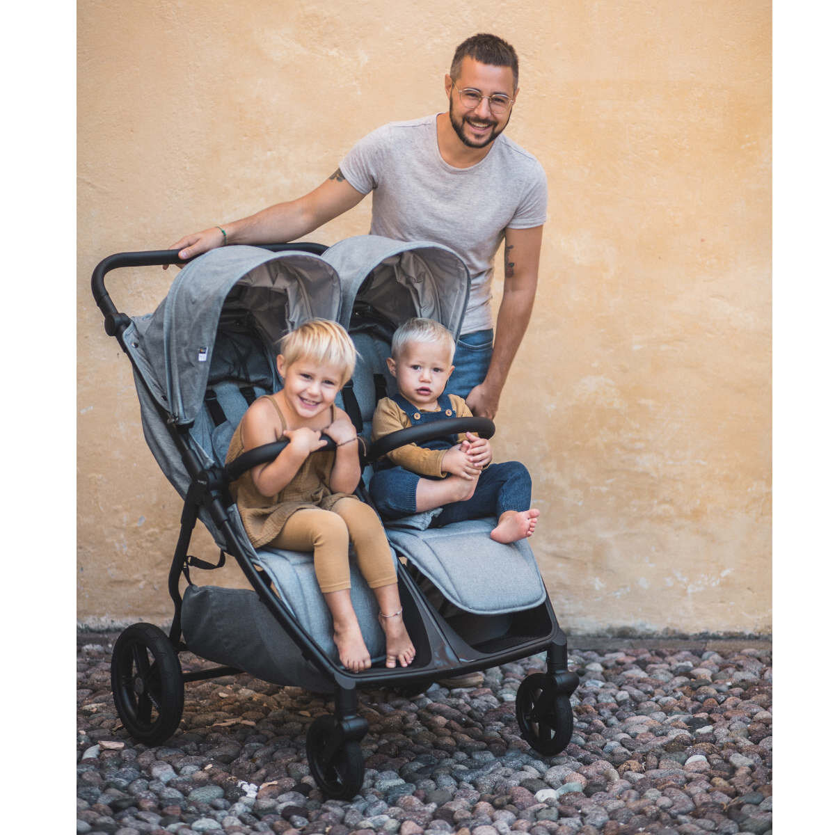 MAST Mast M.Twin x Zwillingswagen mit High Performance Reifen