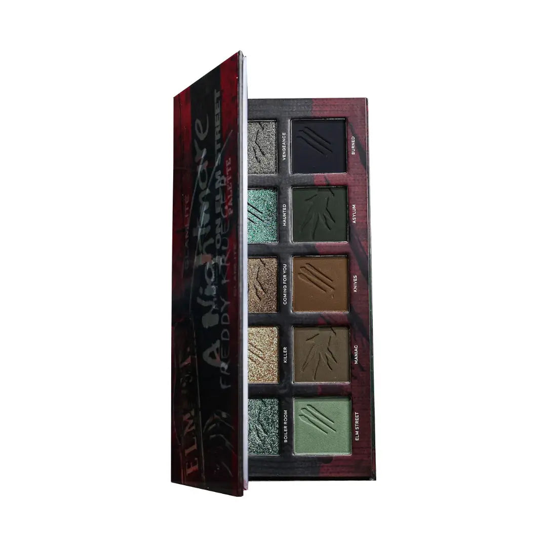x A Nightmare on Elm Street Eyeshadow Palette Freddy Krueger