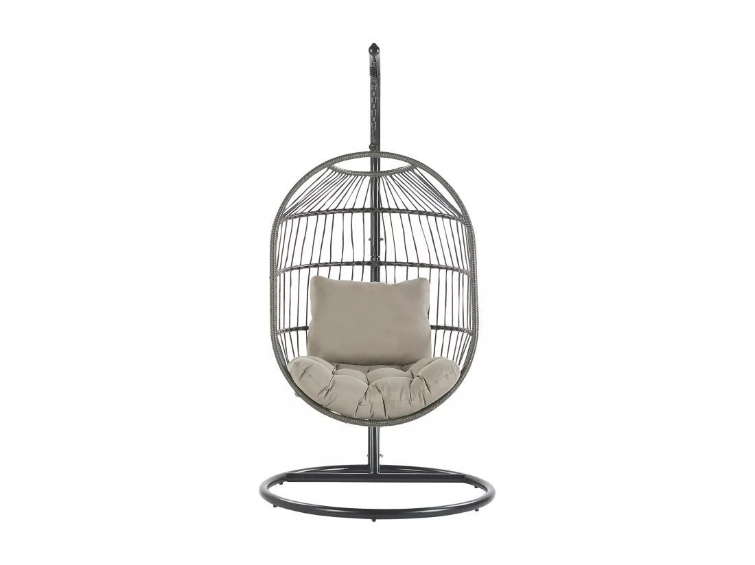 Fauteuil suspendu avec support ALBA Noir