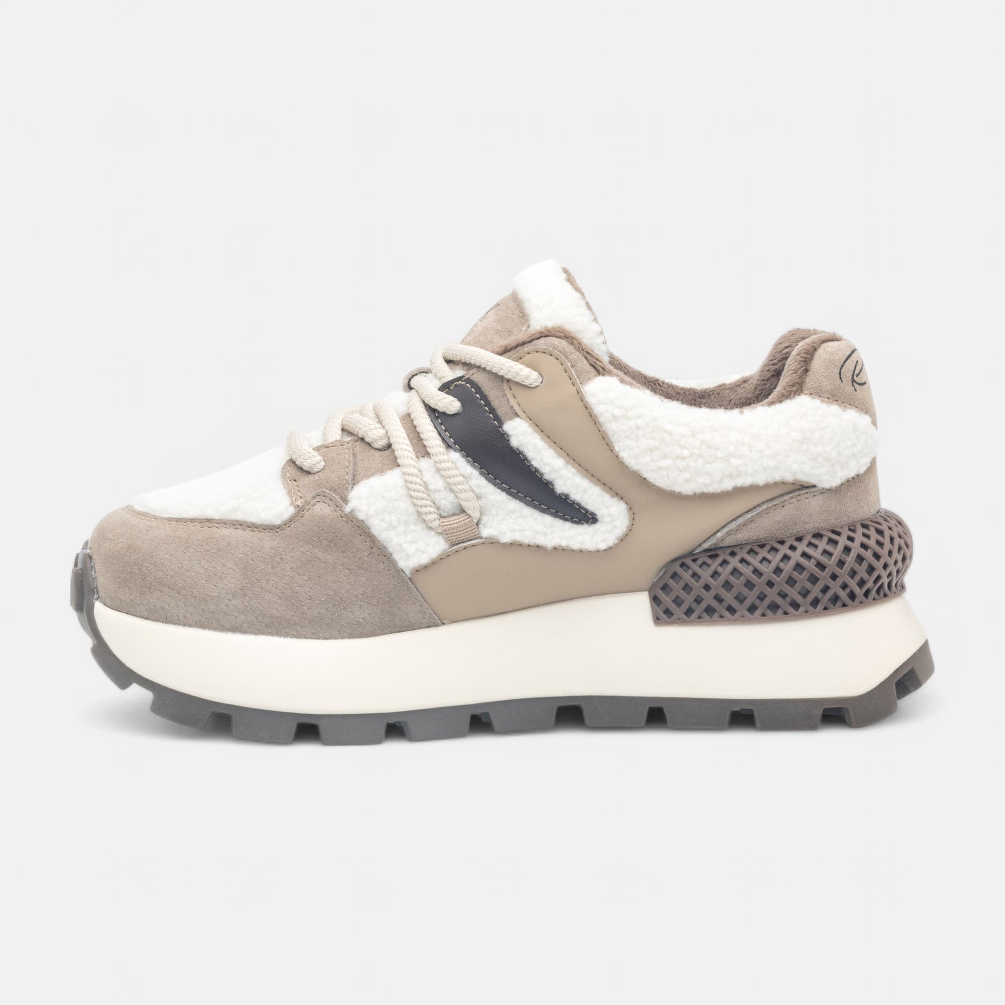 Baskets basses Femme beige