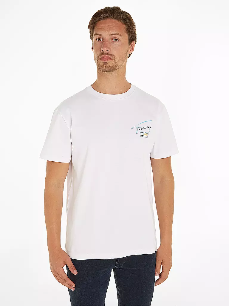 TOMMY JEANS T-Shirt weiss