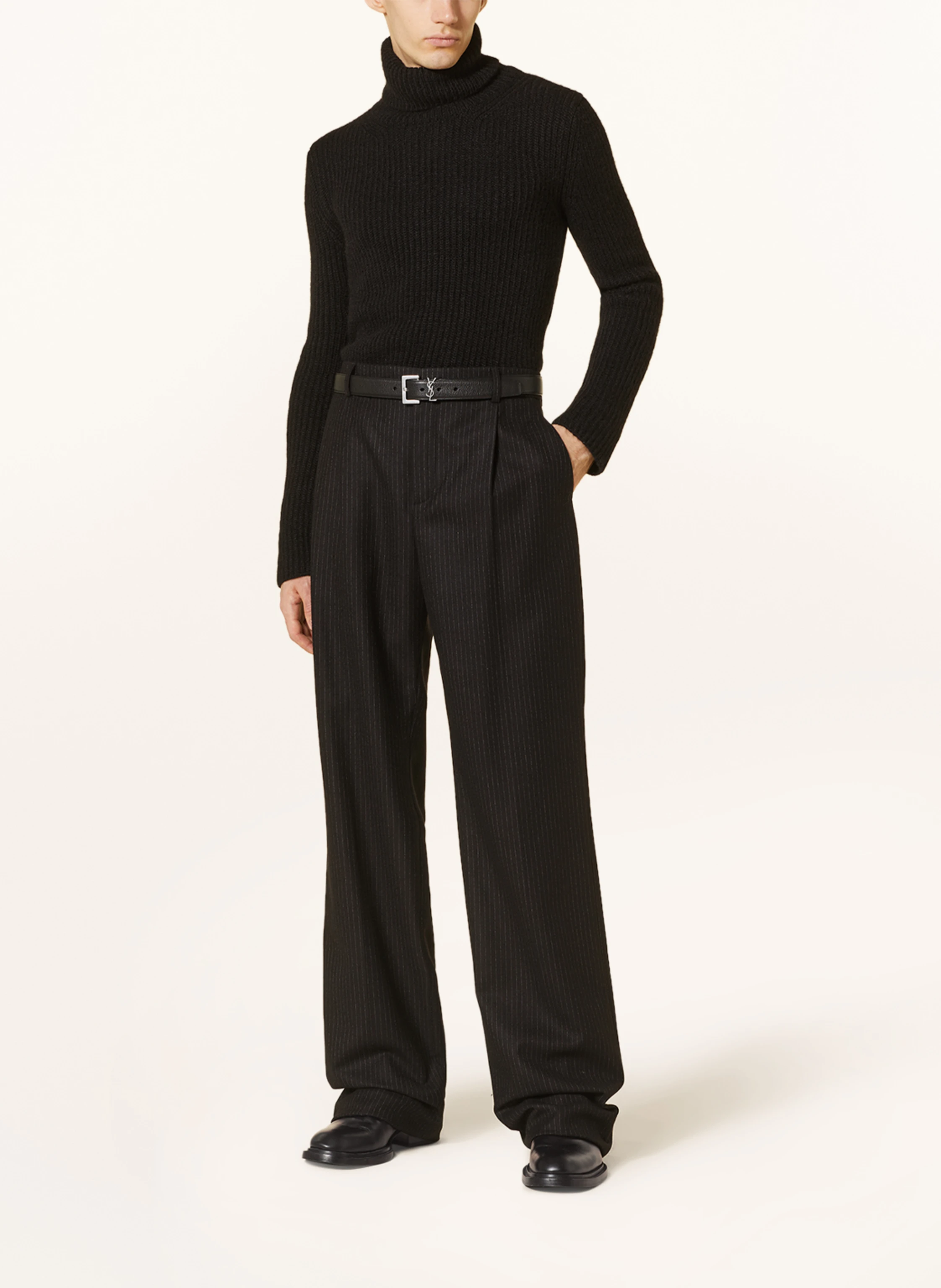 SAINT LAURENT Rollkragenpullover mit Alpaka