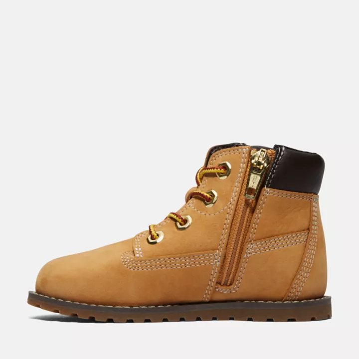 6-Inch Boot Pokey Pine pour tout-petit en jaune