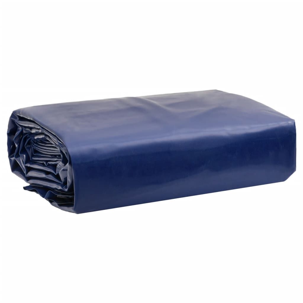vidaXL Afdekzeil, Blauw, 1x2,5 m, 650 g/m²
