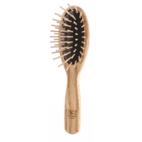 Tek Petite brosse ovale frêne naturel 172003