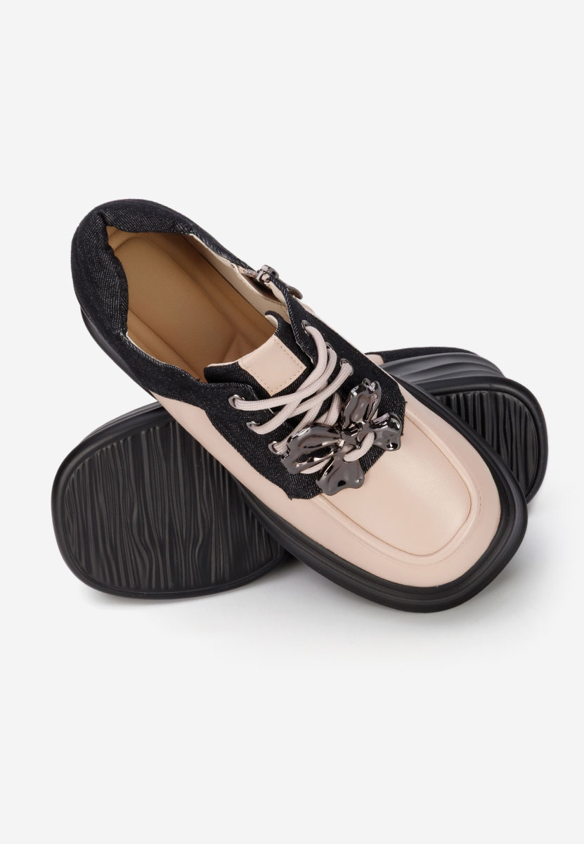 Chaussures casual femme beige Manilla