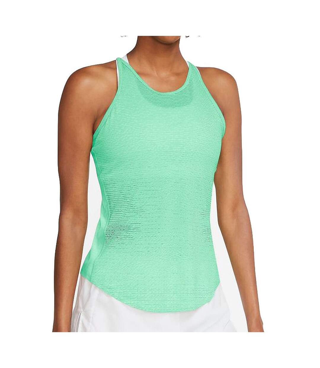 Débardeur Vert Femme Nike Run Dvn
