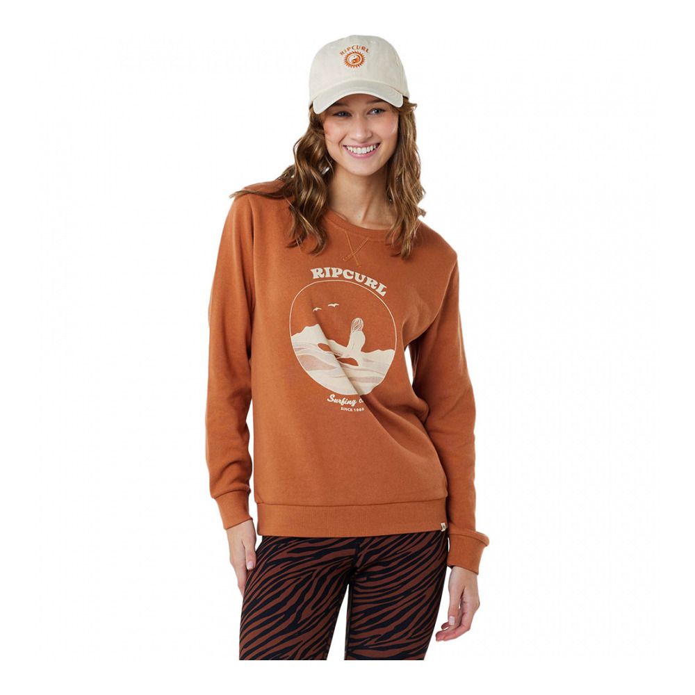 Rip Curl RE-ENTRY - Sweat Femme light brown
