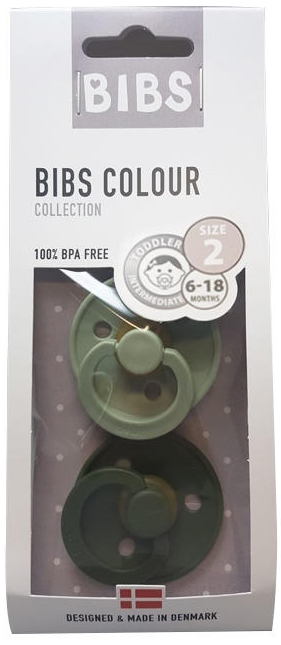 bibs Fopspeen 2 Boy Green 2 stuks