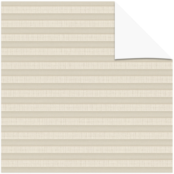 KARWEI dubbel plisségordijn gewoon raam 28643 off-white structuur transparant op maat