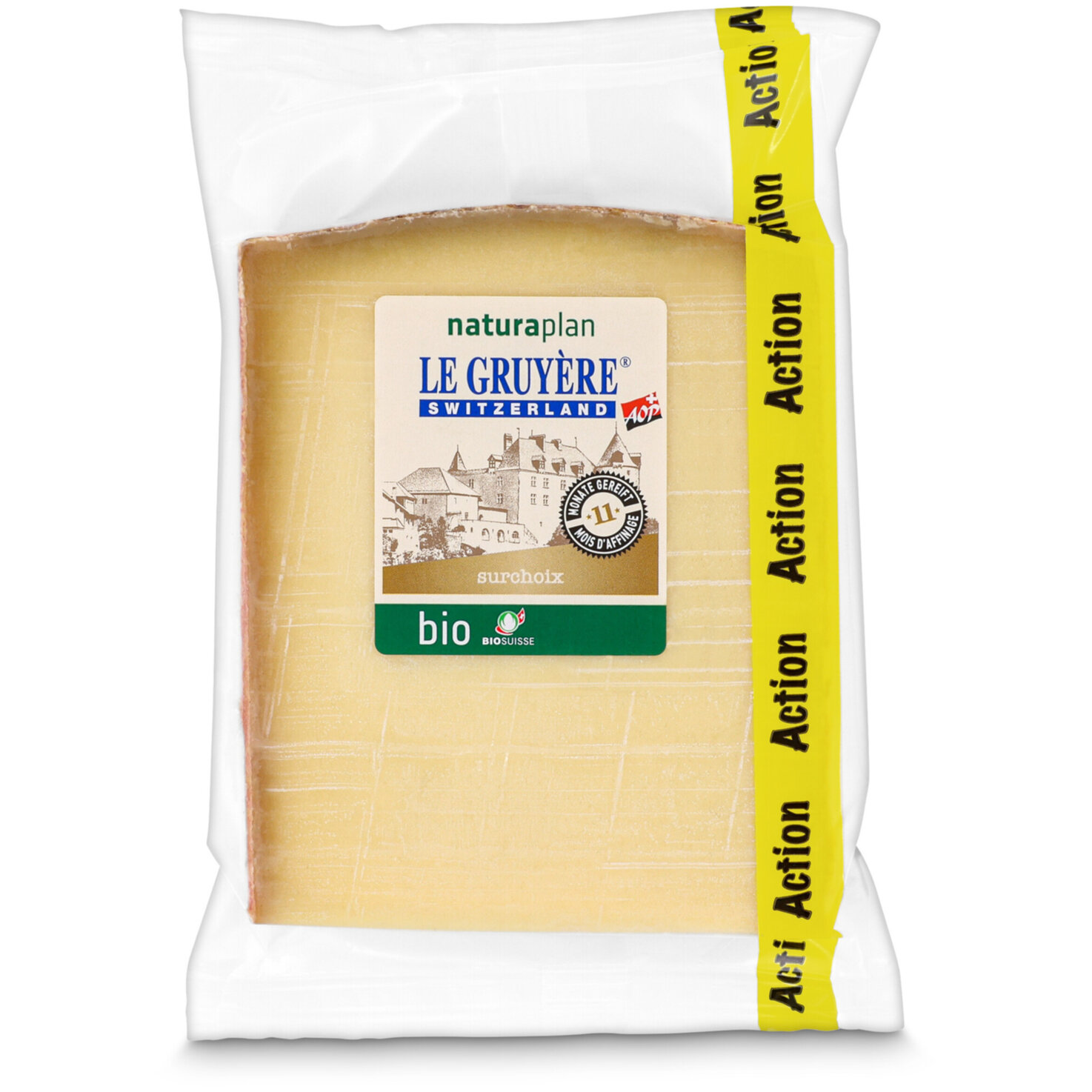 Naturaplan Bio Le Gruyère AOP surchoix Portion ca. 350g
