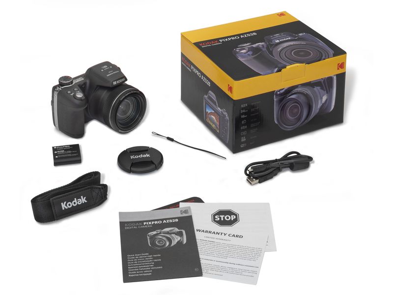 Kodak Fotokamera PixPro AZ528 Fotoapparat mit Astro-Zoom-Fähigkeit