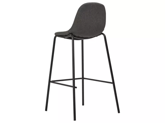 Ensemble de bar 5 pcs Tissu Gris foncé