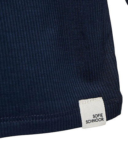 Sofie Schnoor Bluse - Rib - Petriciasb - Marineblau