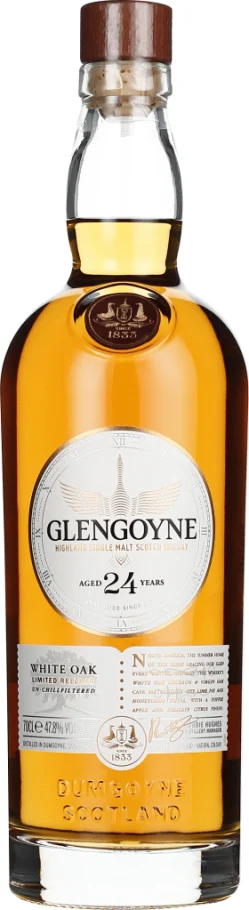 GLENGOYNE 24 YEARS WHITE OAK BOURBON 70CL