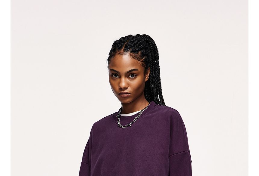 Newin - Unisex effen losse sweatshirt in 6 kleuren