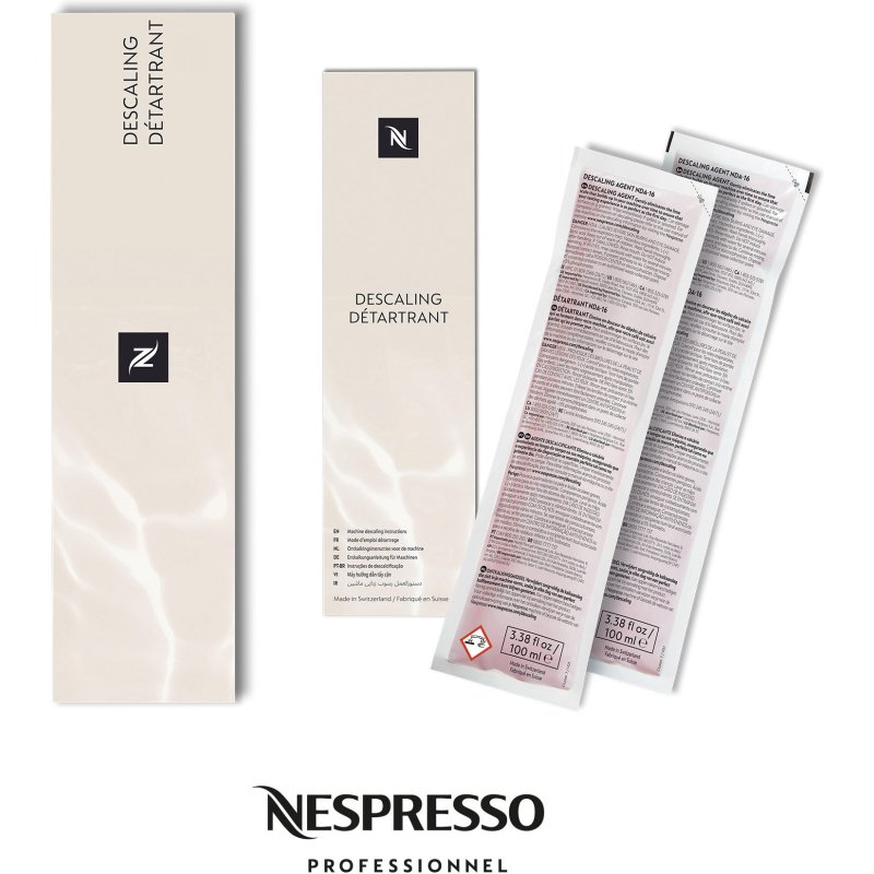 Kit de détartrage pour les machines à café Nespresso & Nespresso Professionnel