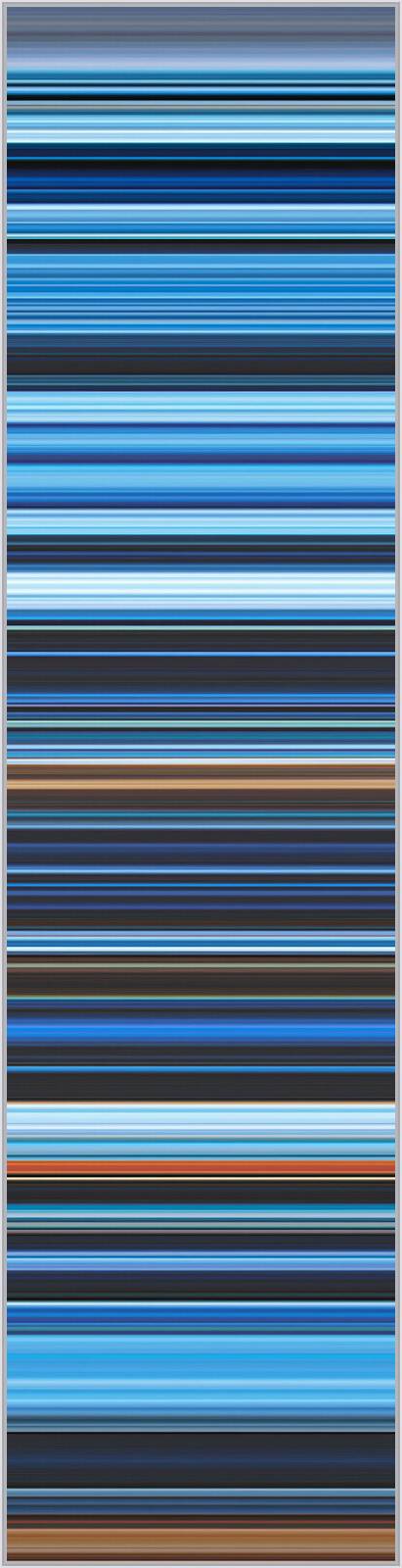Blauer Achat by Andrej Barov - Limited Edition. Edition of: 150. Signed.
