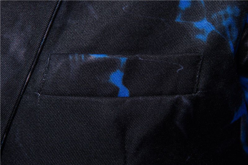 Aozora - Blazer met één knoop en print