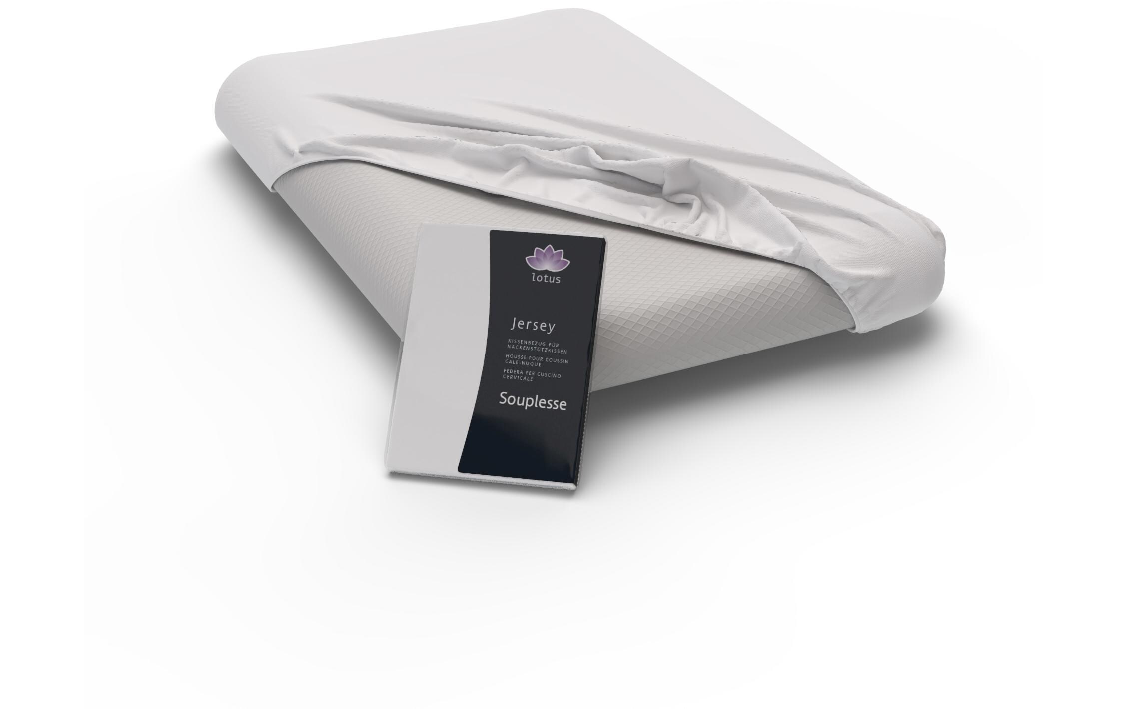 Kopfkissenbezug Lotus Souplesse 40 x 60 cm, WeissErsatzbezug