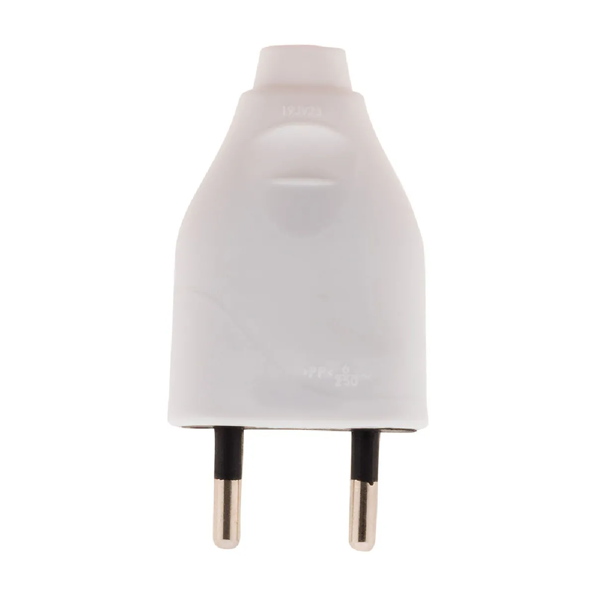Zenitech Lot de fiches mâles - Blanc