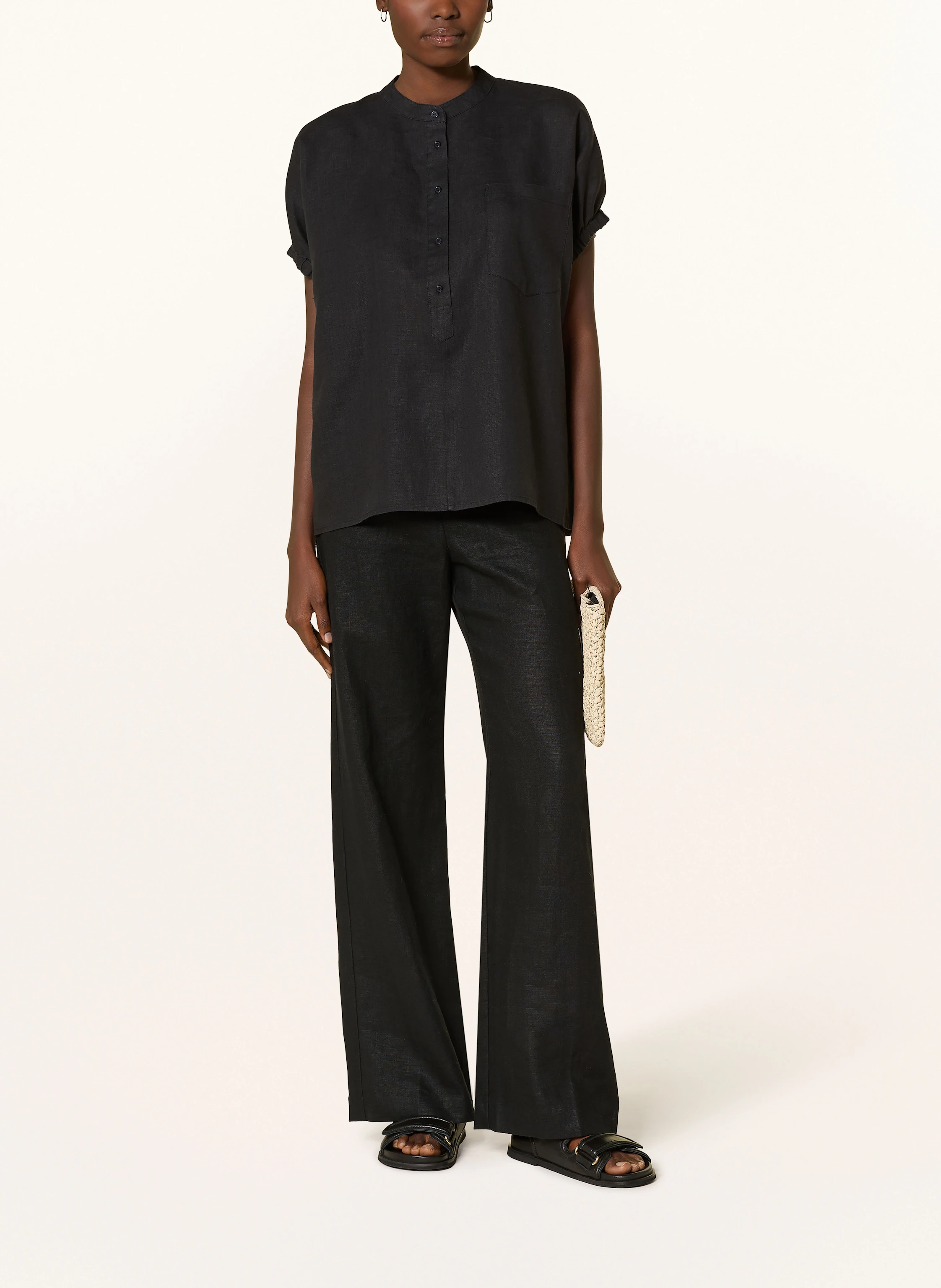 lilienfels Oversized-Bluse aus Leinen