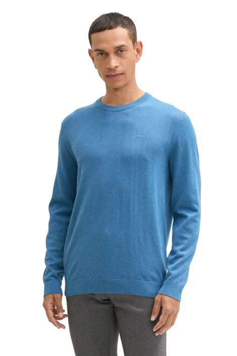 Tom Tailor blauwe heren trui